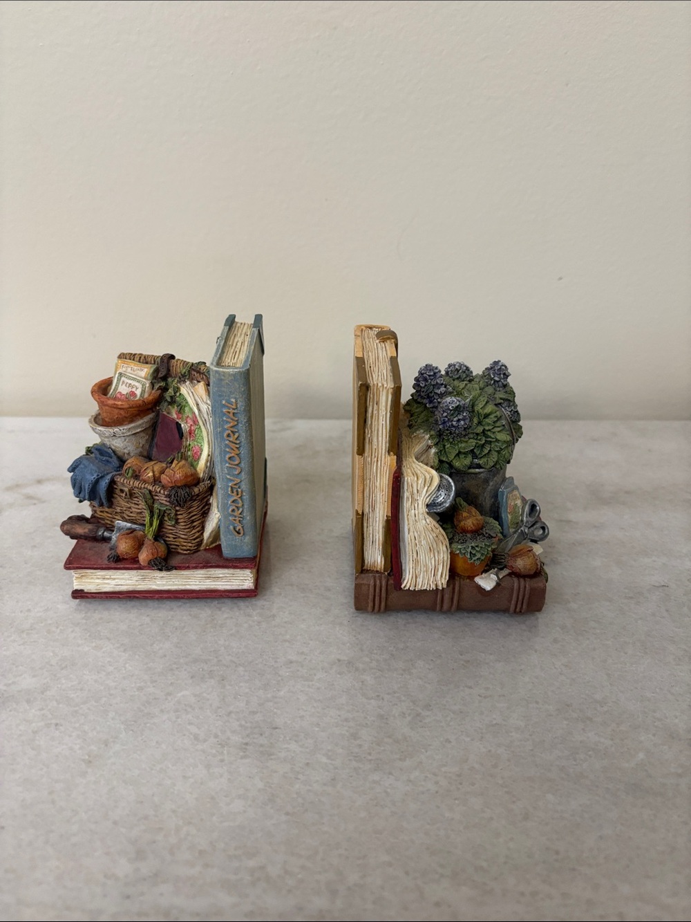 Red Potting Bench Mini Bookends